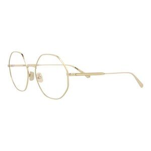 Dior Womens Round/Oval Gold Gold Transparent Fashion Designer Eyewear